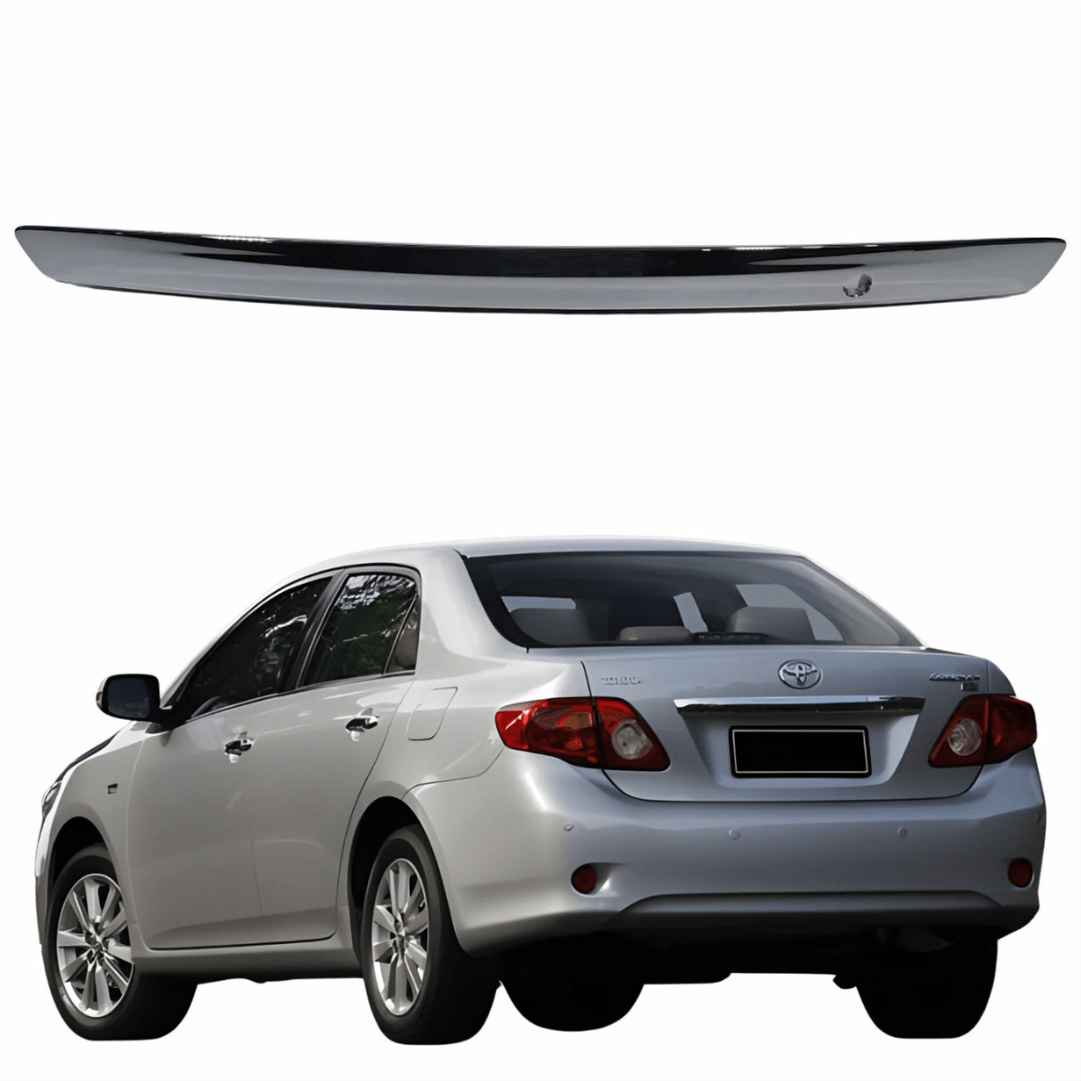 Moldura Friso Toyota Corolla Seg 2009 A 2014 Tampa Traseira Cromado Moldura Friso Toyota Corolla Seg 2009 A 2014 Tampa Traseira Cromado