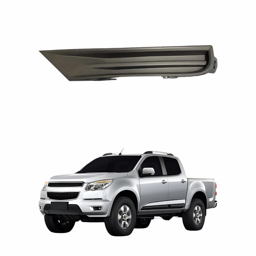 Moldura Parachoque Dianteiro Gm S10 2016 2017 2018 2019 Lateral Esquerdo Moldura Parachoque Dianteiro Gm S10 2016 2017 2018 2019 Lateral Esquerdo
