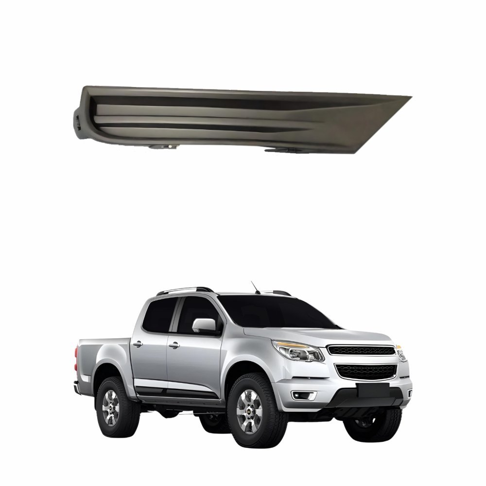 Moldura Parachoque Dianteiro Lateral Gm S10 2016 2017 2018 2019 Lateral Direito Moldura Parachoque Dianteiro Lateral Gm S10 2016 2017 2018 2019 Lateral Direito