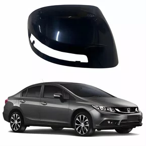 Capa Retrovisor Honda Civic 2012 2013 2014 2015 2016 Com Furo Lado Direito