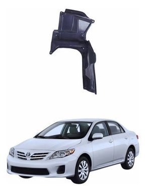 Defletor Parachoque Toyota Corolla 2008 Até 2014 Esquerdo Produto Original Novo