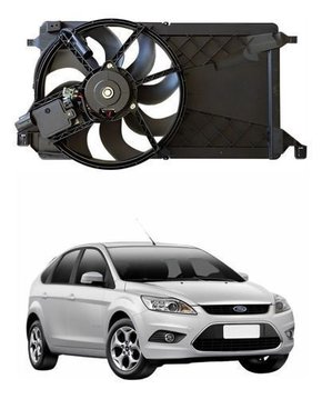 Eletroventilador Defletor Ford Focus 09/13 C/ A/c S/modulo  Novo