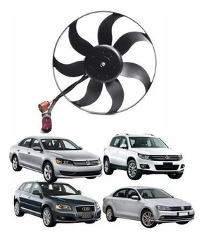 Eletroventilador Ventoinha Audi A3 Vw Jetta Passat Tiguan  Novo