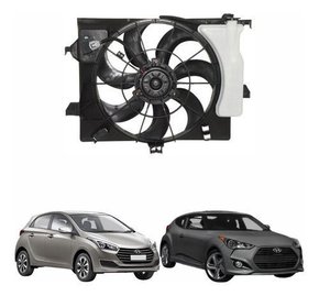 Eletroventilador Ventoinha Hyundai Hb20 12/19 Veloster 11/20 Original Usado