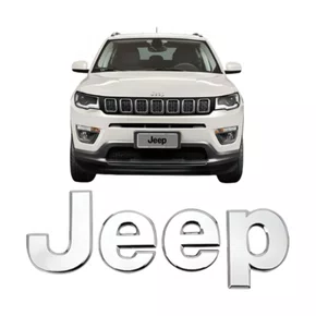 Emblema Grade Jeep Compass 2015 A 2019 2020 2021 Cromado Novo