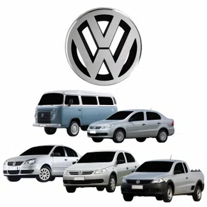 Emblema Grade Vw Gol Saveiro Polo Voyage 2008 A 2012 Kombi 2009 A 2012 Novo