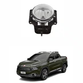 Farol Auxiliar de Milha Fiat Toro 2016 Até 2021 Com Suporte Novo
