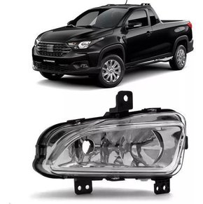 Farol Auxiliar Milha Fiat Strada 2020 2021 2022 Esquerdo  Novo