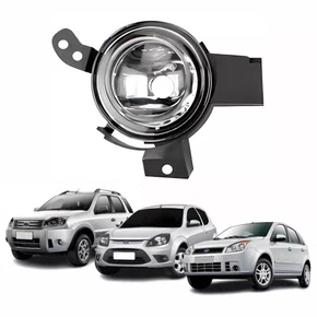 Farol De Milha Ford Fiesta Ka Ecosport 2008 A 2012 Esquerdo Novo