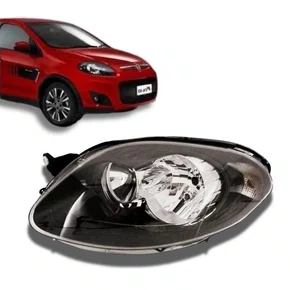 Farol Esquerdo Black Fiat Palio 2012 2013 2014 2015 2016 2017 Novo