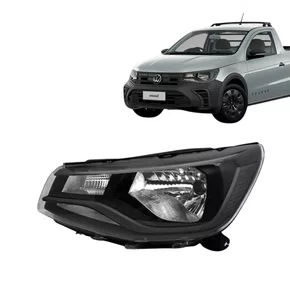 Farol Esquerdo Fume Volkswagen Saveiro 2023 2024 2025 2026 Novo
