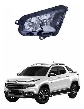 Farol Fiat Toro 2016 2017 2018 2019 20 2021 Central Esquerdo  Novo