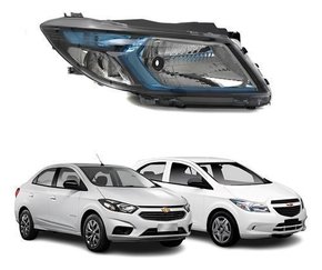 Farol Gm Onix Prisma 2012 A 2016 Joy 2017 A 2019 Direito  Novo