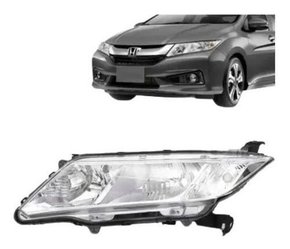 Farol Honda City 14/18 Cromado Le  Novo