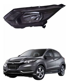 Farol Honda Hrv 2016 2017 2018 Mascara Negra Lado Esquerdo  Novo