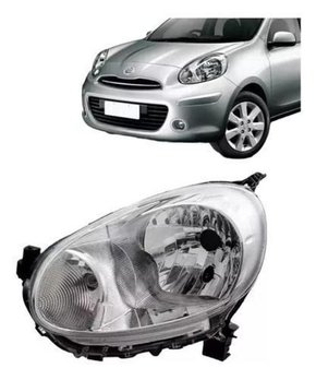 Farol Nissan March 2011 2012 2013 2014 Direito  Novo