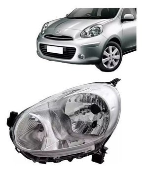 Farol Nissan March 2011 2012 2013 2014 Esquerdo Novo