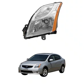 Farol Nissan Sentra 2010 2011 2012 2013 Mascara Cromada Lado Esquerdo Novo