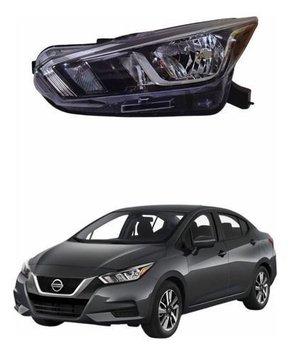Farol Nissan Versa 2020 2021 2022 2023 Lado Esquerdo  Novo
