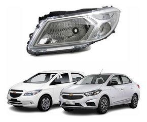 Farol Onix Prisma 2013 A 2016 Onix Joy 2017 A 2019 Esquerdo  Novo