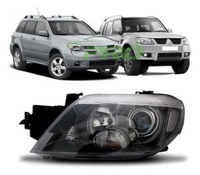 Farol Pajero Tr4 2010 A 2014 Airtrek 2004 A 2008 Esquerdo Novo