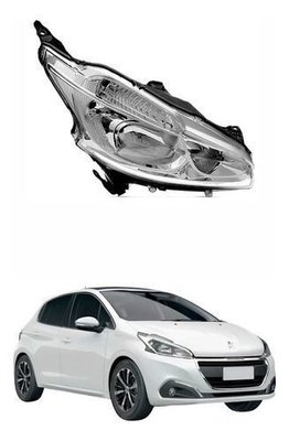 Farol Peugeot 2008 2012 A 2016 Masc Cromada Sem Led Direito  Novo