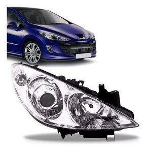 Farol Peugeot 307 2007 Á 2012 Manual Direito  Novo