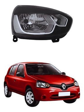 Farol Renault Clio 2013 2014 2015 2016 Lado Direito  Novo