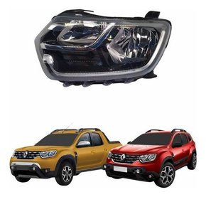 Farol Renault Duster Oroch 2021 Até 2024 Com Led Esquerdo  Novo