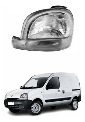 Farol Renault Kangoo 1997 A 2008 Pisca Cristal Lado Esquerdo  Novo
