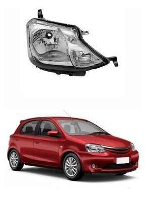 Farol Toyota Etios 2012 Até 2019 Foco Simples Direito  Novo