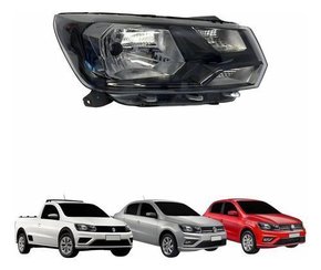 Farol Vw Gol Voyage G8 Saveiro G7 Foco Simples Direito  Novo