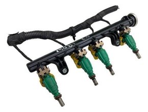 Flauta Com Bico Injetor Fiat Mobi 1.0 4cc 2016 A 2022 Original Usado