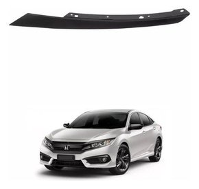 Friso Farol Honda Civic 2017 Até 2021 Black Piano Esquerdo Novo
