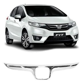 Friso Grade Radiador Honda Fit 2015 2016 2017 Cromado Novo
