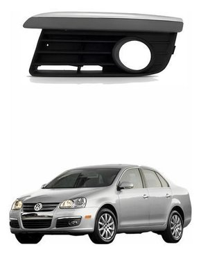 Grade Farol Milha Jetta 2006 A 2011 Com Furo Friso Esquerdo Novo