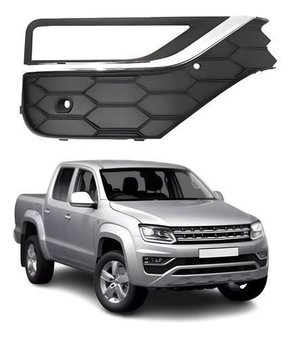 Grade Milha Amarok 2017 A 2021 Com Furo E Friso Direito Novo