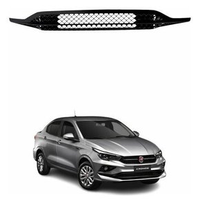 Grade Parachoque Central Fiat Cronos 2017 A 2022 Friso Preto Novo
