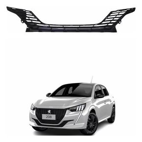 Grade Parachoque Central Peugeot 208 2021 2022 2023 Preta Novo