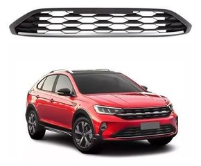 Grade Parachoque Central Vw Nivus 2020 A 2023 Friso Cromado Novo