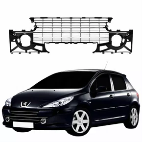Grade Parachoque Peugeot 307 2007 Até 2012 Com Friso Cromado