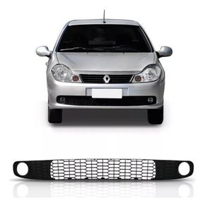 Grade Parachoque Renault Symbol 2009 A 2013 Com Furo Central Novo