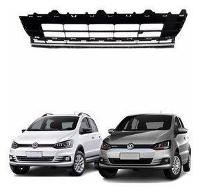 Grade Parachoque Vw Fox Spacefox 2015 A 2019 Friso Cromado Novo
