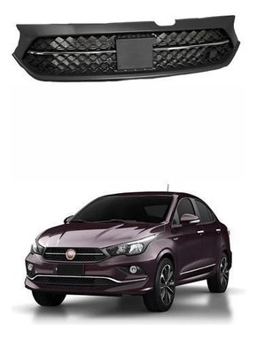 Grade Radiador Cronos 2021 2022 Texturizado Friso Cromado Novo