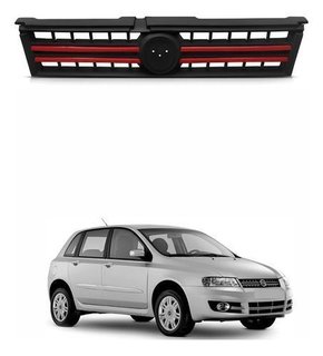 Grade Radiador Fiat Stilo 2008 09 10 11 2012 Friso Vermelho Novo