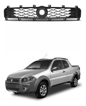 Grade Radiador Fiat Strada Working 2014 Até 2019 Central Novo