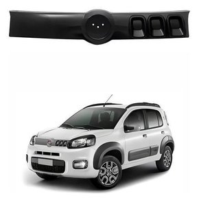 Grade Radiador Fiat Uno Attractive 2015 2016 Texturizada Novo