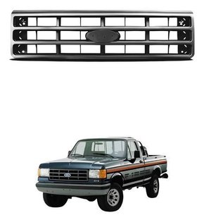 Grade Radiador Ford F1000 1993 1994 1995 1996 Cinza Novo