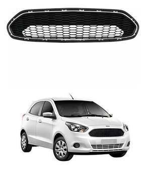 Grade Radiador Ford Ka 2015 A 2018 Colmeia Moldura Cromada Novo