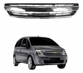 Grade Radiador Gm Meriva 2009 2010 2011 2012 Friso Cromado Novo